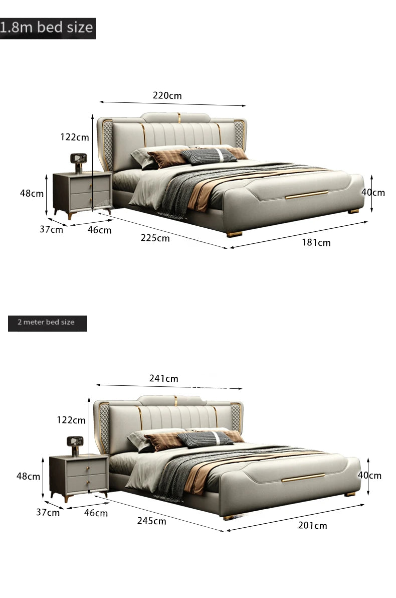 Doppel Full Size Bett rahmen Whitr großes modernes Design Kopfteil Bett Königin Schlafzimmer Luxus Muebles Para Dormitorio nordischen Möbel