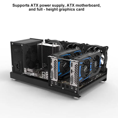 DIY Chassis X79 X99 Computer Case ATX Open Motherboard Holder ATX/-ATX/ITX Open Chassis PC Frame Chassis with Fine Mesh Steel.