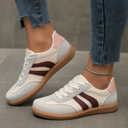 Womens Sneakers Spring New Luxury Flat Loafers Comfortable Slip on Soft Female Sneakers Lightweight Outdoor Shoes for Women.