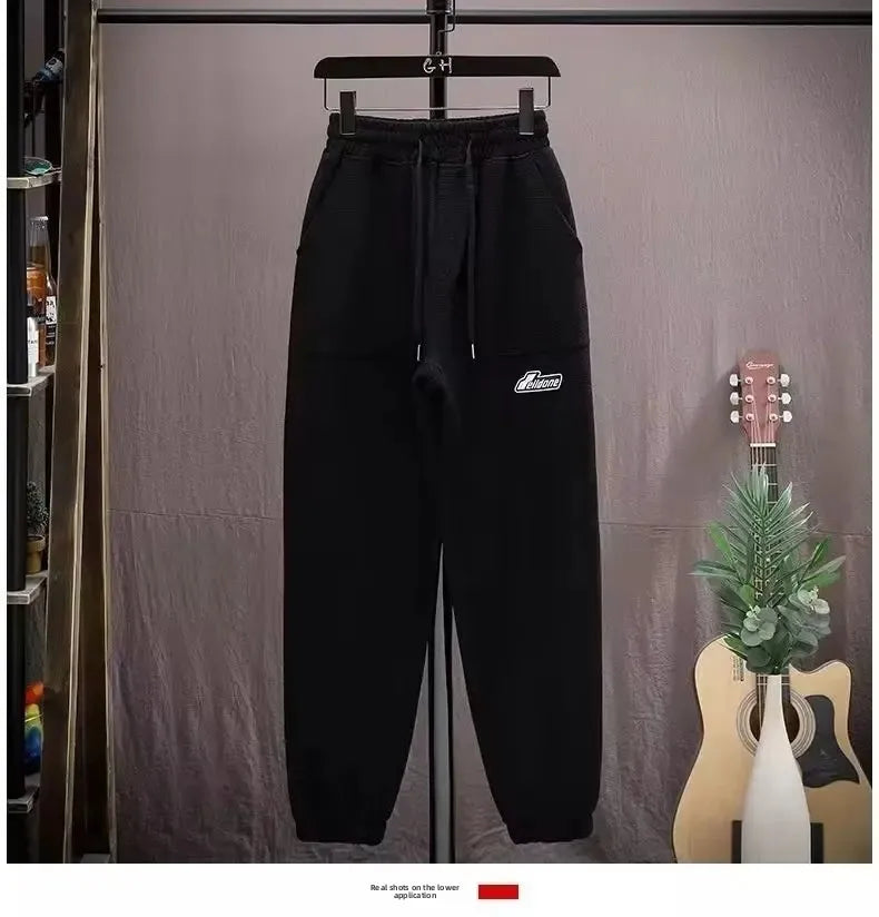 Men's Hoodie Long Sleeve Sportswear Set Casual Print Color Block Two-Piece Spring Autumn Fashionable Sweatshirt And Pants.