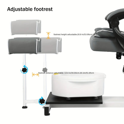 Fuß-SPA-Stuhl, Nagelstudio-Sofa mit Fußbad-Waschbecken, Pediküre-Stühle mit hydraulischem Heben und 360-Grad-Drehung, Möbel