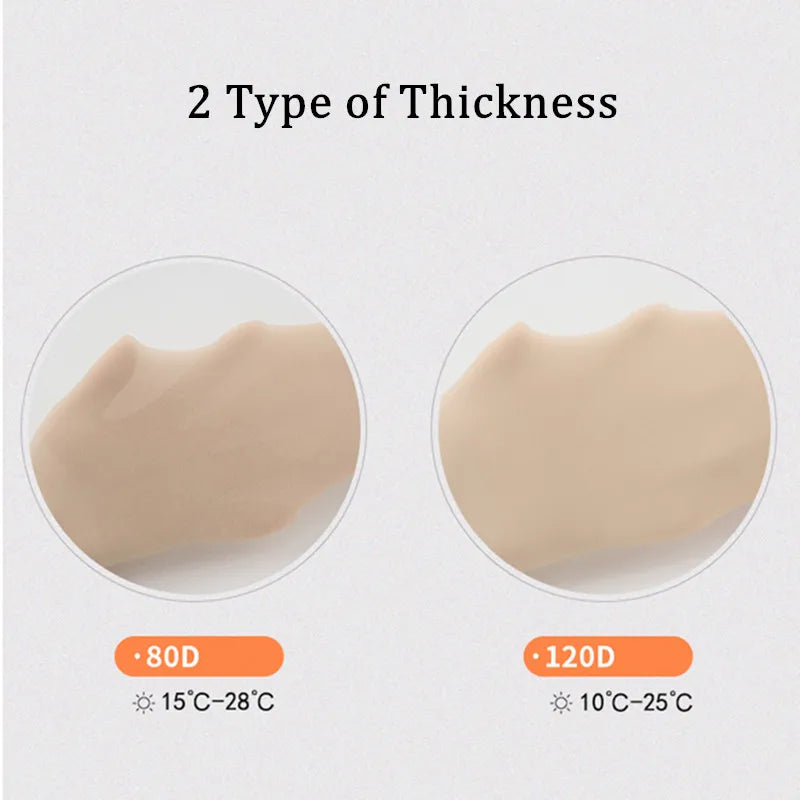 DOIAESKV New Women Pantyhose Plus Size 120D Warm Autumn Winter Tight High Waist Female Stretchy Slim Skinny Velvet Stocking