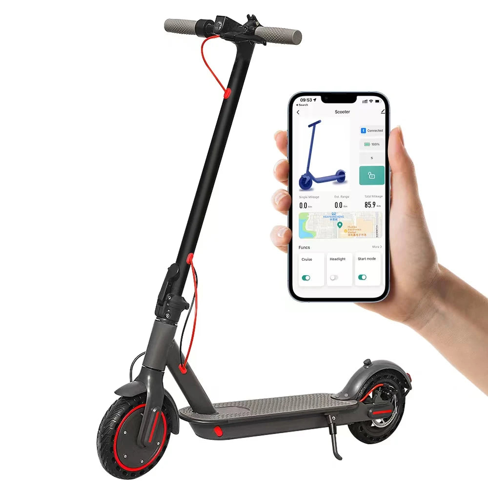 JUICEASE Portable Electric Scooter 16/45KM Smart APP 31/35KM/H Fast Speed 350W/1000W Waterproof IP65 Electric Kick Scooter.