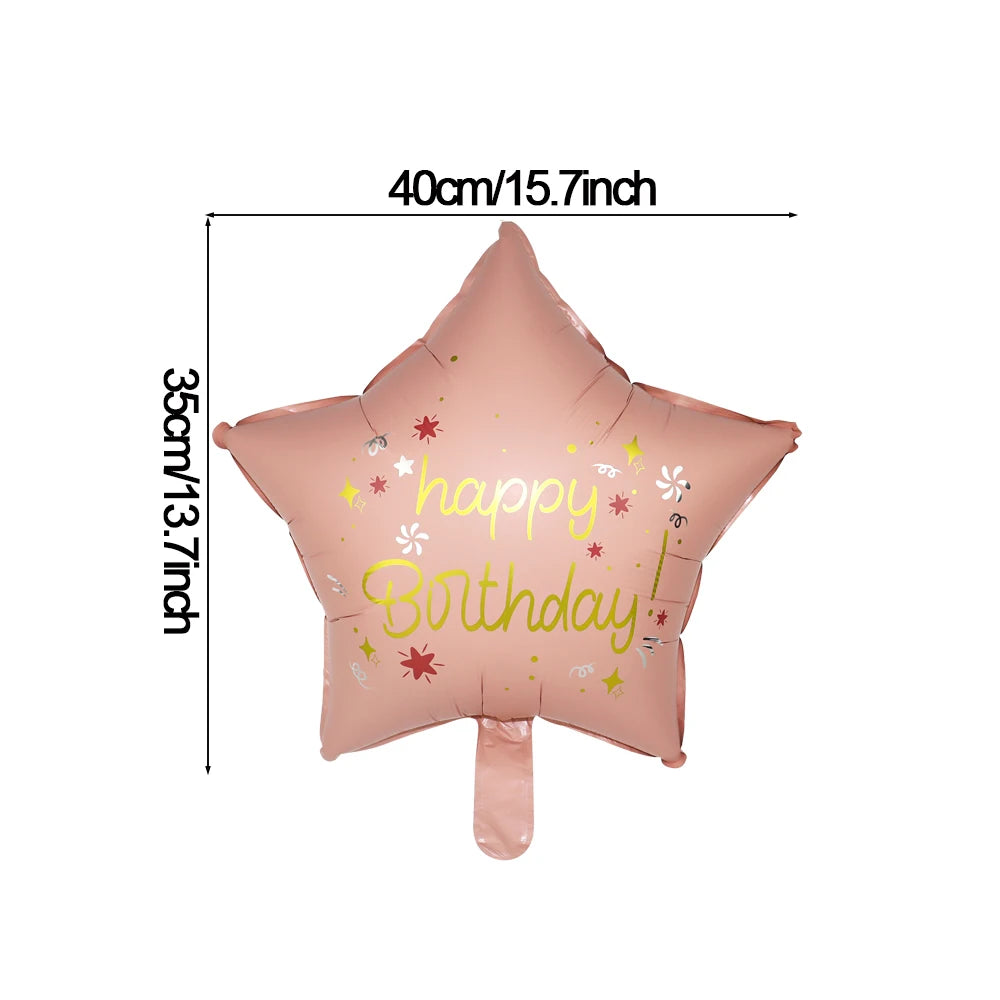 Matte 3D Herz Liebe dich Bär Aluminium Folie Ballon Hochzeit Dekoration Geschenke Schleife Stern Gänseblümchen Regenbogen Alles Gute zum Geburtstag Party Ballon