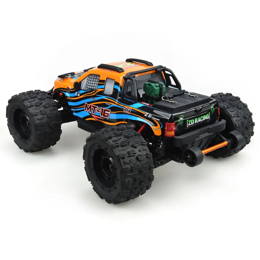 ZD Racing MT-16 1/16 RC Monster Truck Brushless 3S 80km/h 2.4G 4WD RC Car Brushless Truck Remote Control Off Road Car Toys.