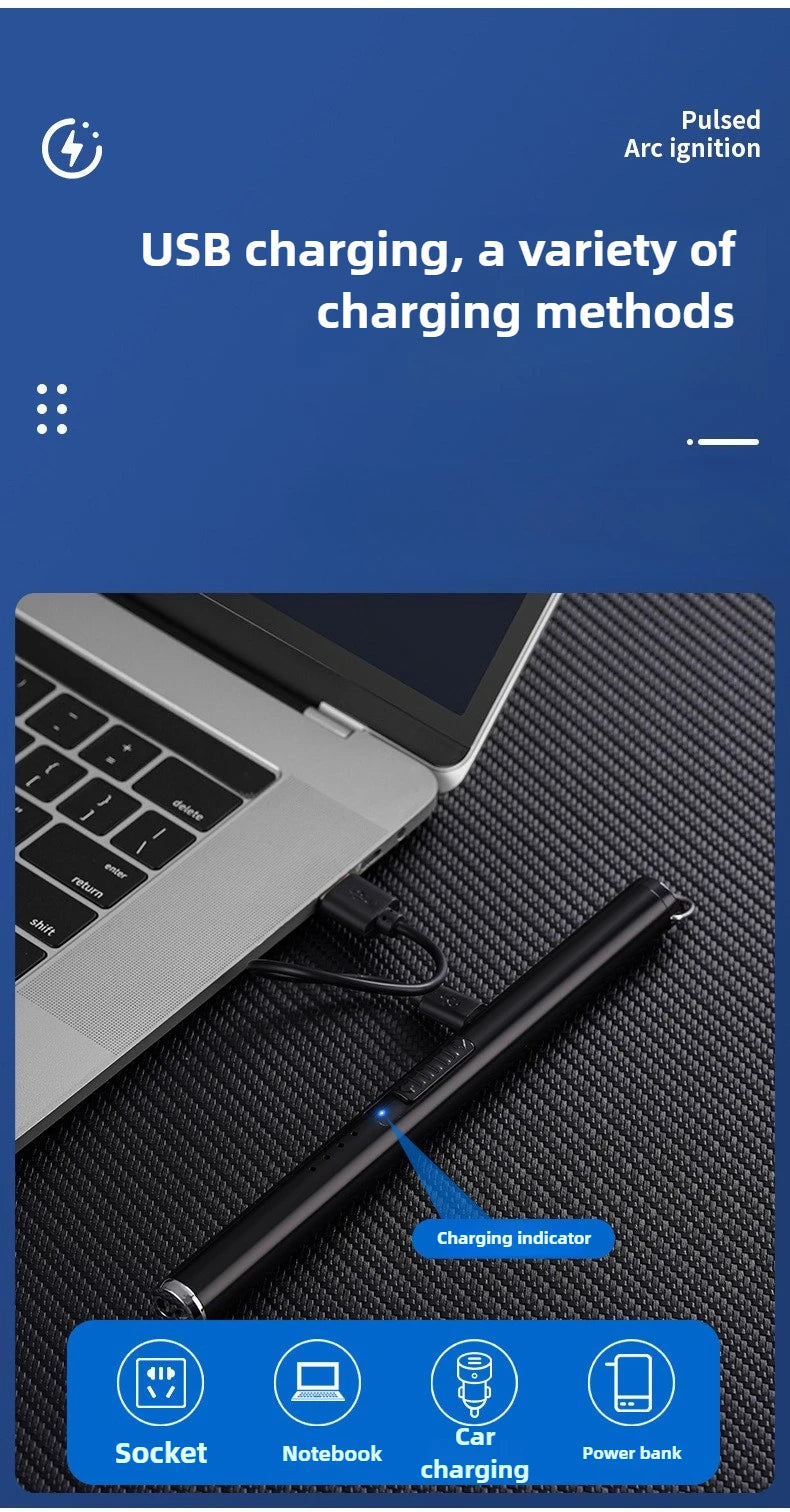 Aromatherapy Candle Extended Gas Stove Gas Electronic Charging Igniter, Household Ignition Gun Igniter Lighter.