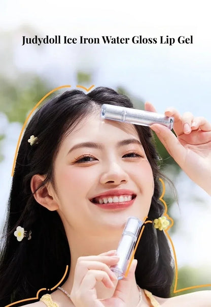 Judydoll Lip Glaze Mirror Shine Watery Lipstick Non-Stick Cup Long Lasting Moisturising Lip Tint Waterproof Makeup Cosmetics.