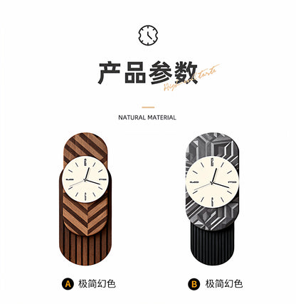 2026 Retro-Kunst-Wanduhr für Wohnzimmer, Zuhause, 2025, neue leichte Luxus-High-End-Uhr, geräuschlose Wanduhr