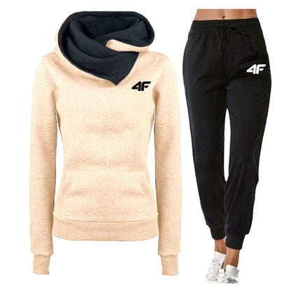 Hot Sales Womens Tracksuit Print Sports Hoodies for Women Suit Jogging Sweatshirts+Pants 2 Pcs Sets Casual Woman Pants Sets 2025.