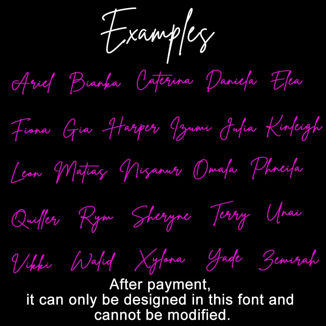 Custom Led Name Sign Gift for Kid Custom Name Signs Teenage Gift Led Neon Sign for Wall Decor Bedroom Decor Personalized Gifts.