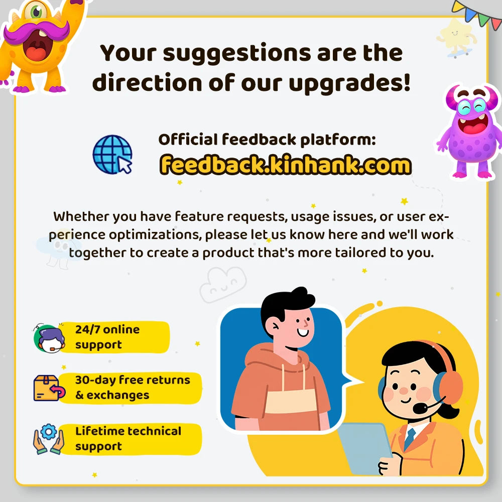 KINHANK MotionX Video Game Console for Kids & Families Ongoing Updates Kids Toy Active Play System Indoor Physical Activity.