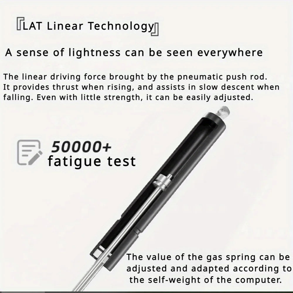 Rocelco 32 "Dual Monitor Riser-höhen verstellbarer Stehpult konverter mit pneumatischem Lift und Tastatur ablage