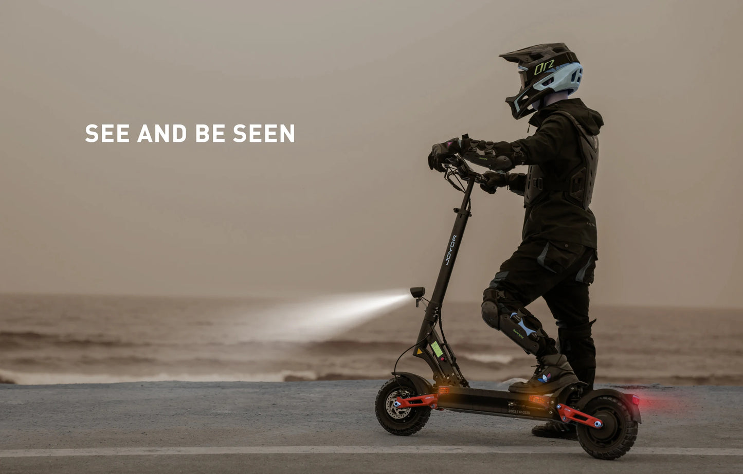 JOYOR T10 Adult Electric Scooter 1000W*2 Motor 60V18AH Battery Off-Road Escooter 10" Off-Road Tire Foldable E-Scooter.