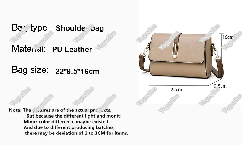 Fashion Crossbody Bag ,PU Leather Messenger Bag ,Versatile Sling Shoulder Women's Bag, Small Handbags.