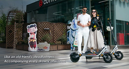 Kukirin A1 Folding Electric Scooter, 800W 48V 13Ah Battery, 10 "Vacuum Tire, 45 km/h Max Speed 45km Range Front & ReverDisc Brake.