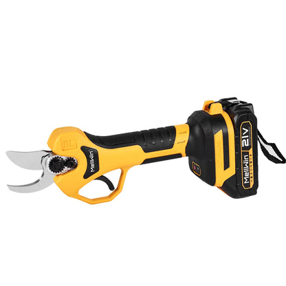 MELLWIN Bürstenlose 30mm Elektrische Pruner Schere Obst Baum Bonsai Cordless Beschneiden Schere Power Werkzeuge Für Makita 18V Batterie pin