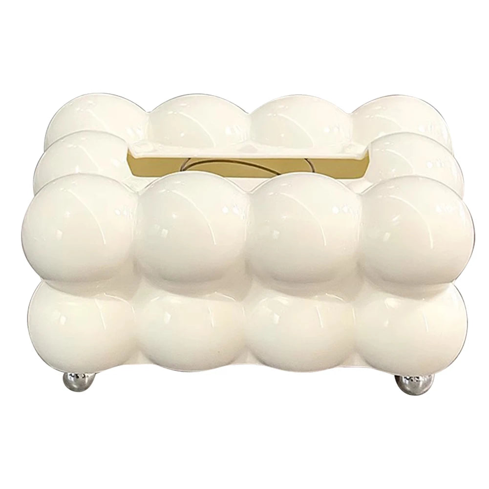 INS Style Cotton Candy Removable Tissue Box Korean Style Cute Tissue Box Desktop Decorative Supplies for Home Napkin Holder.