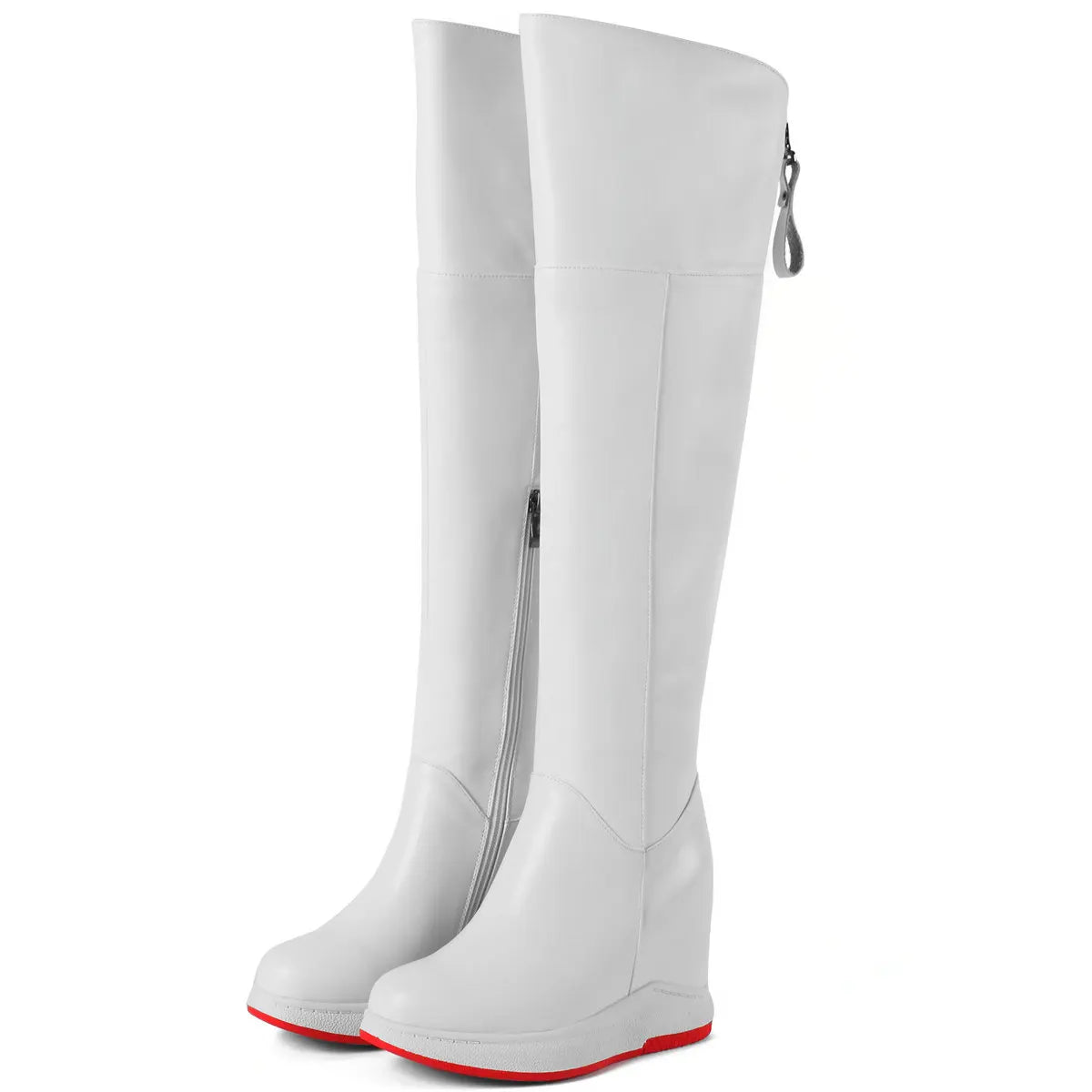 Winter Pumps Size 46 Shoes Women Big Size 45 Genuine Leather Wedges High Heel Over The Knee Snow Boots Size 44 Chunky Sneakers.