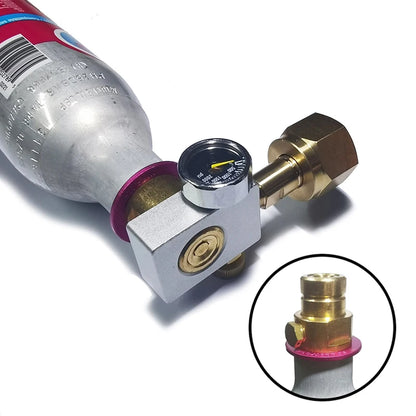 2023 Soda Water CO2 Cylinder Adapter Carbonator Refill Fill Station for CO2 Tank Bottle Filling Replacement.