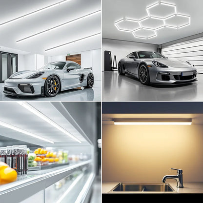 220V T5 15W/T8 25W LED Tube Aluminum Bar Hight Brightness Energy-Saving Fluorescent Tubes For Hotel Mall Cafe Office Lighting.