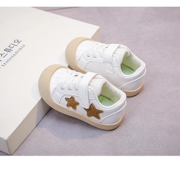 Toddler Kids Running Shoes Soft Sole Comfortable Baby Walking Shoes Toes Capped 2025 Fashion Boys Girls Casual Shoes Size 18-29.