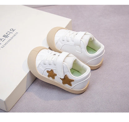 Toddler Kids Running Shoes Soft Sole Comfortable Baby Walking Shoes Toes Capped 2025 Fashion Boys Girls Casual Shoes Size 18-29.