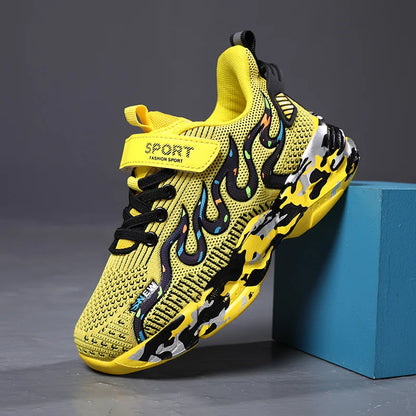 Boys Running Shoes 2022 Design Children Sneakers Mesh Kids Casual Sneakers 7-12 Years Children Sneakers for Boys.