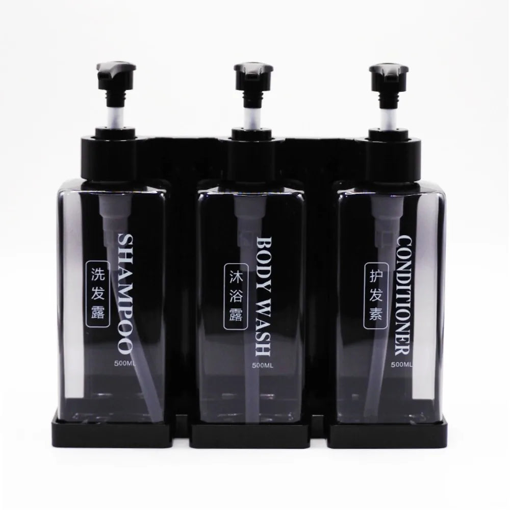 300 ml Hotel-Seifenspender zur Wandmontage, nachfüllbarer Shampoo- und Spülungsspender, für Badezimmerbedarf, Hotelparty