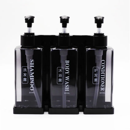 300 ml Hotel-Seifenspender zur Wandmontage, nachfüllbarer Shampoo- und Spülungsspender, für Badezimmerbedarf, Hotelparty