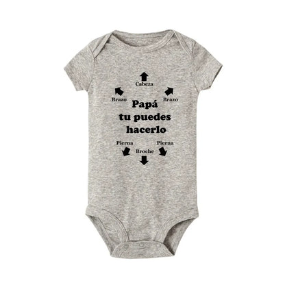 Papa Tu Es Le Meilleur Baby Body Niedlicher Sommer Baby Strampler Body Jungen Mädchen Kleidung Outfits Babykleidung Vatertagsgeschenk