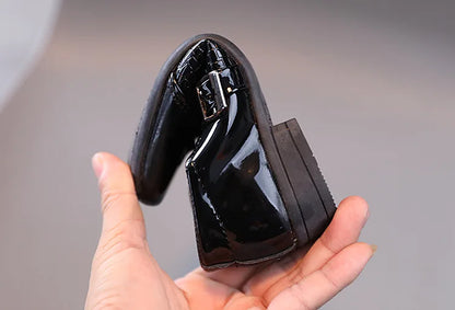 Oxford School Shoes Kids Patent Leather Shoes Girls Boys Toddler Shoes Children Fashion Dress Platform Party Flats Spring Autumn