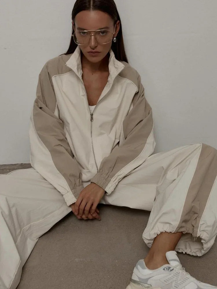 Two Piece Sets Pant Set Women Tracksuit Jogger Y2k Sweatshirts Autumn Winter Sports Elastic Waist Streetwear Pants Matching Sets.