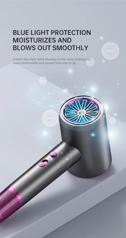 The Latest High-Speed Hair Dryer, High-Power Blue Light Ion Home Hair Salon Hair Dryer, Household Appliance US UK.EU.AU Plug-In
