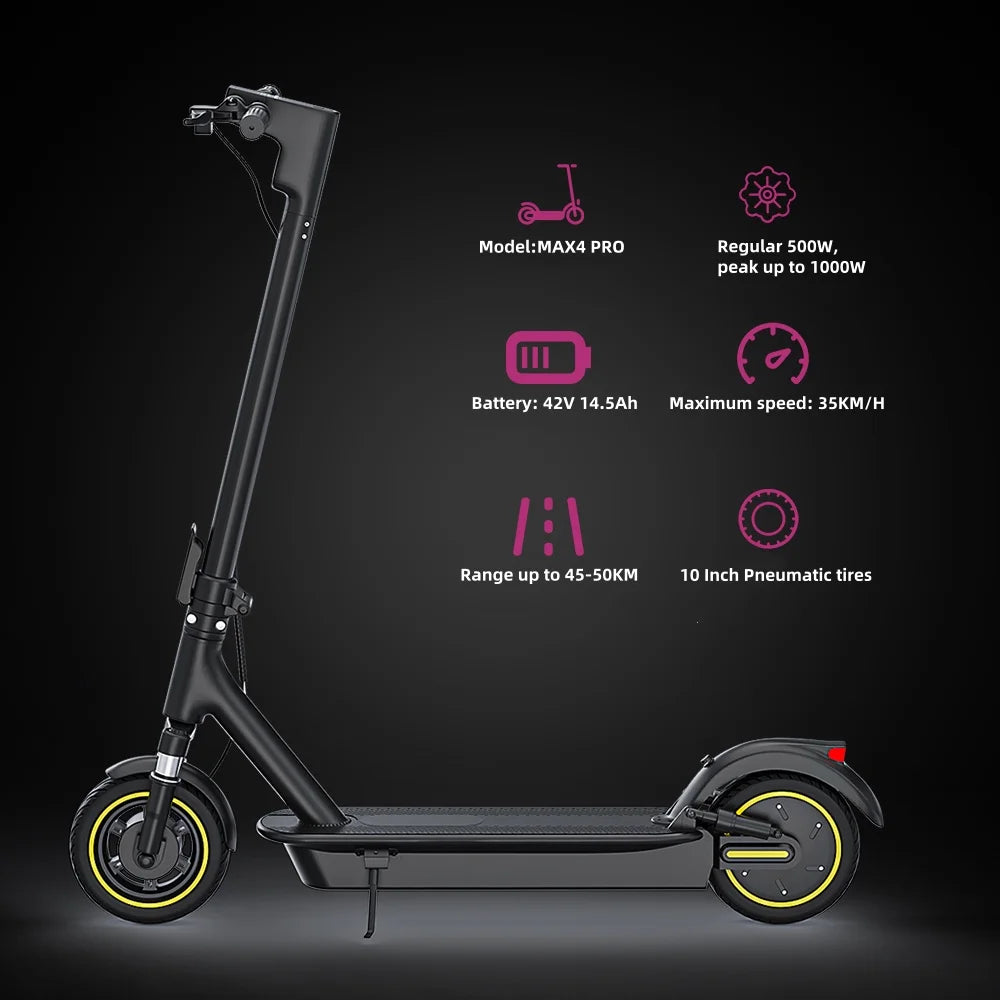 JUICEASE Adult Electric Scooter 31/35km/h 500W/1000W 35KM/50KM Long Range 8.5/10Inch Tyre 10.5/14.5Ah Large Battery Kick Scooter.