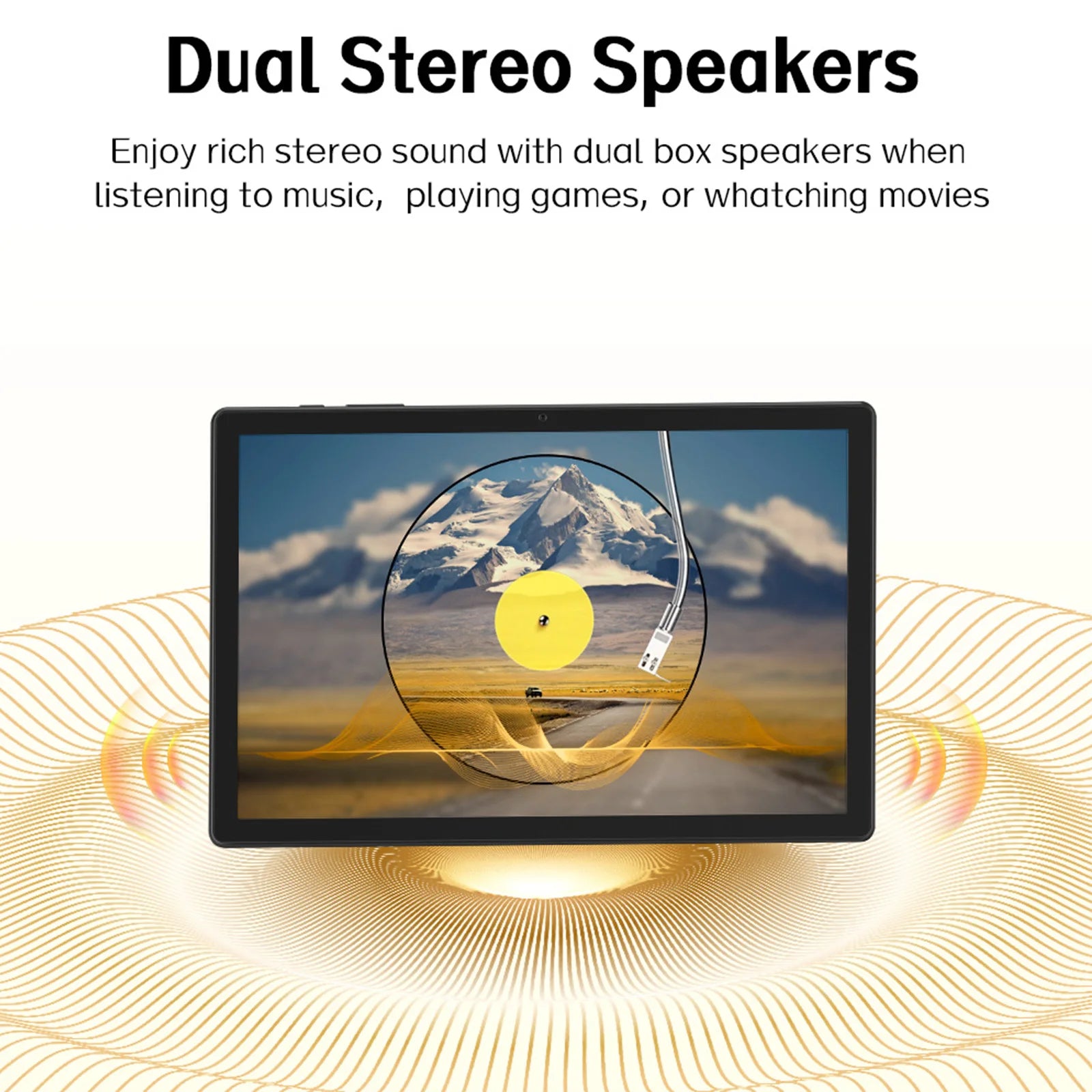 ANRY 10.95 Inch Tablet Android 15 HD Display 12GB RAM 128 ROM Fast Charging 8000mAh 5G WiFi Octa-Code Android Tablets with Case.