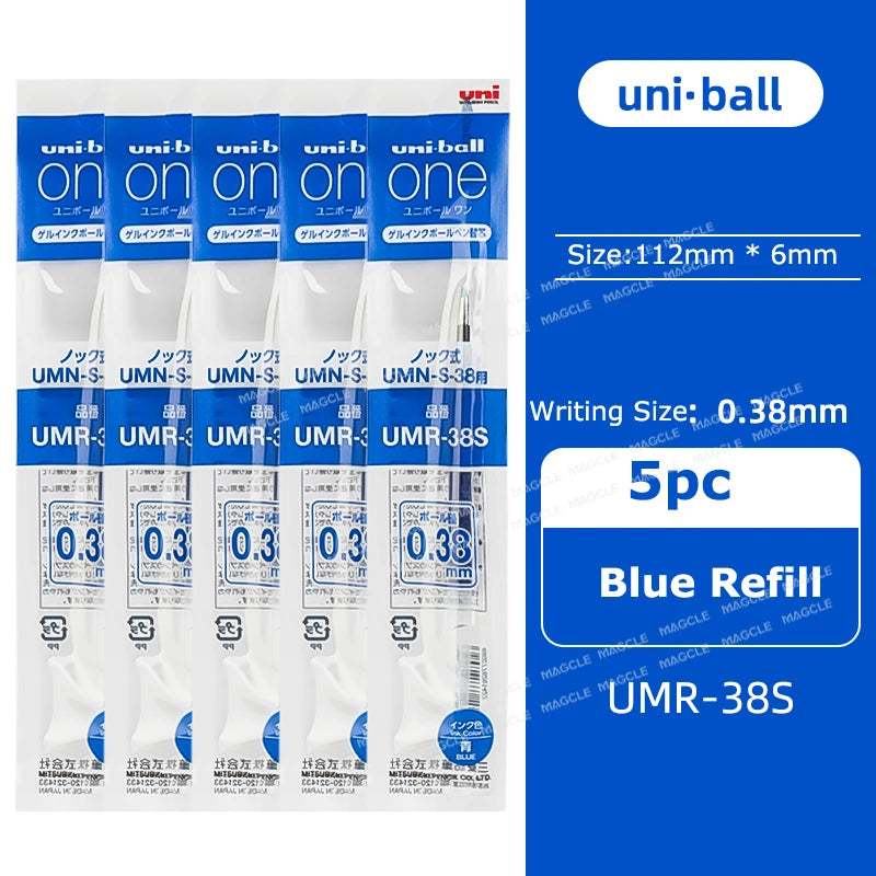 Uniball ZENTO Standard 0,38/0,5 mm Gelschreiber, wasserbasierte, glatte Schreibroller, passend für verschiedene Anlässe, Schreibwaren