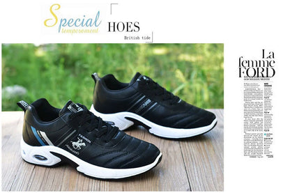 Brand Men's Sneakers Versatile Air Cushion Running Shoes Men Platform Leather Vulcanized Shoes Breathable Men Casual Sport Shoes