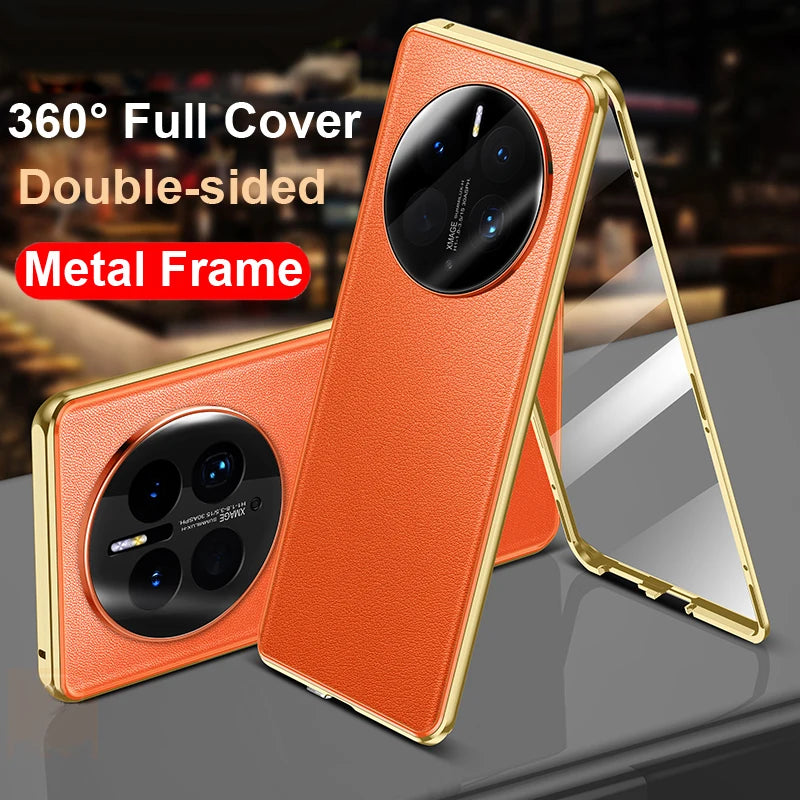 Luxury Leather Glass 360° Cover for Honor Magic 6 7 Pro HD Shockproof Bumper Phone Case Funda for Honor Magic 6 5 4 Lite 5G.