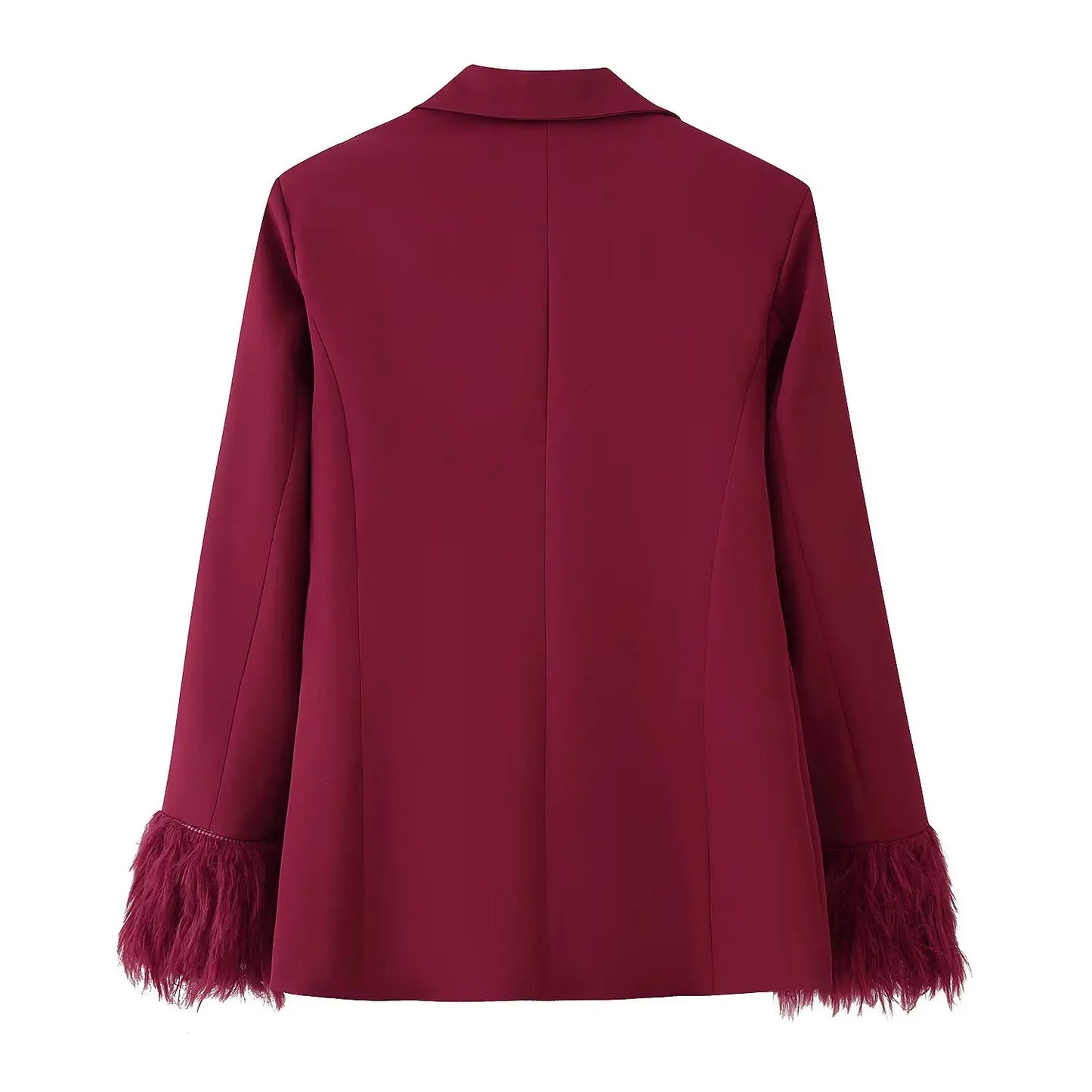 KONDALA 2025 Burgund Quaste Büro Dame Anzüge Einreiher Gerade Blazer + Moderne Gerade Lange Hosen Mode Weiblichen Anzug
