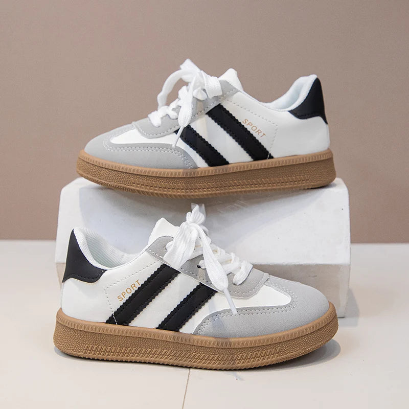 Children Tennis Shoes 2025 New Simple Kids Sneakers for Girls Patchwork Non-slip Boys Causal School Running Sneakers Non-slip.