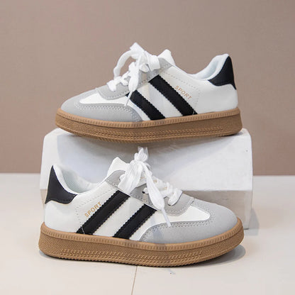 Children Tennis Shoes 2025 New Simple Kids Sneakers for Girls Patchwork Non-slip Boys Causal School Running Sneakers Non-slip.
