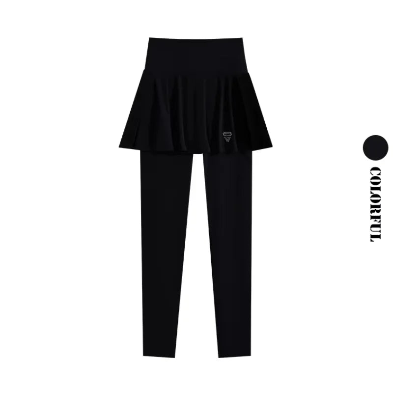 DRUR Autumn Yoga Set 2 Piece Sportswear Outfit Women Long Sleeve Workout Top High Waist Leggings Suit Tennis Sets 2pcs Tracksuit