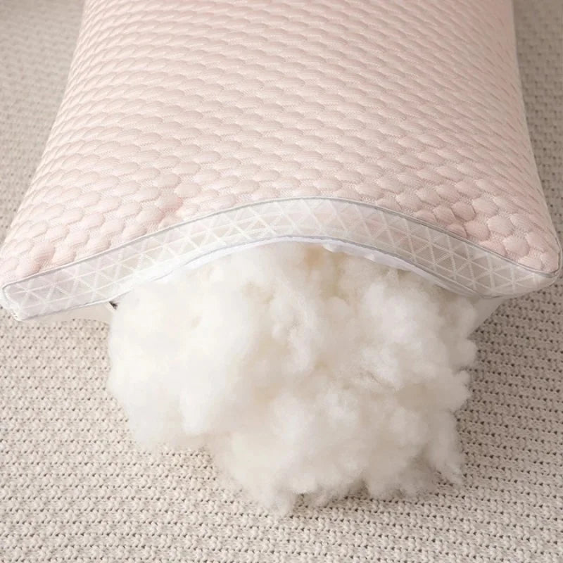 Summer Cool Bean Cool Feeling Ice Silk Neck Pillow for Children and Adults Dormitory Massage Pillow Core with Zipper Wholesale.