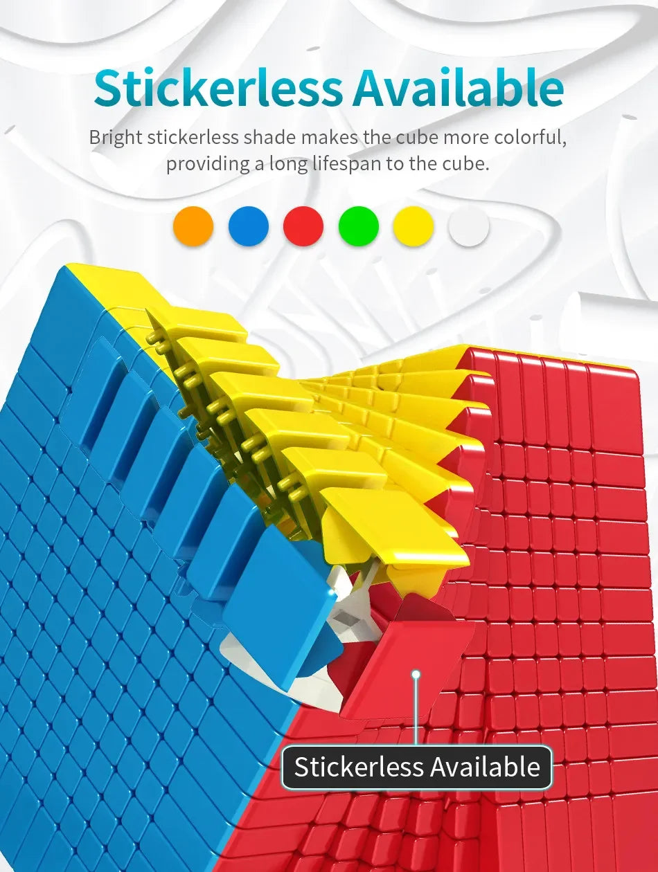 MOYU Meilong 9x9 10x10 11x11 12x12 13x13 Magic Cubes Speed Puzzle Cubes Toys Professional Puzzle Cubo MagicoToys Speed Cube