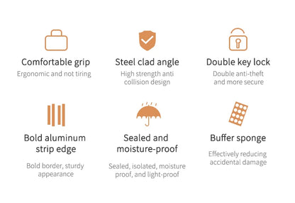 Makeup Train Case Aluminum Alloy Case Pedicure Tool Box with Handle Cosmetic Box Portable Makeup Case Organizer.