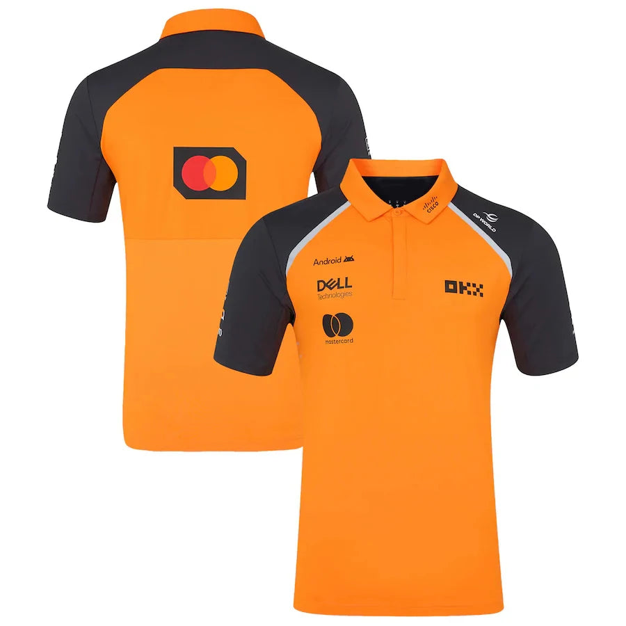 Summer 2025 new racing fans T-shirt for men outdoor sports cycling and racing T-shirt breathable quick-drying loose POLO shirt.