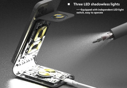 CreationSpace 3,6 V Mini-Elektroschrauber, wiederaufladbarer Schraubendreher-Set mit LED-Licht, 3 Drehmomenteinstellungen, CS0702A, CS701A