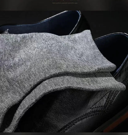 20Pcs/Lot Men's Pure Cotton Socks Plus Size Solid Color Casual Office Business Long Socks Breathable Soft Men's Socks EU39-48.