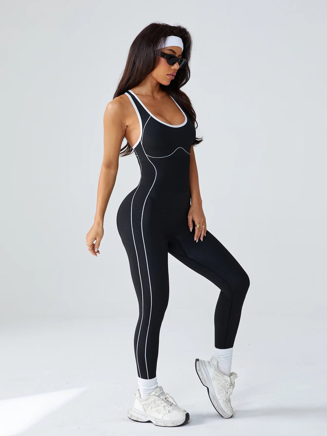 Seamless Sculpting Bodysuit Sportswear Woman Gym Jumpsuits Clothing Yoga Clothes Fitness Rompers Women Sports Leggings Pants New.