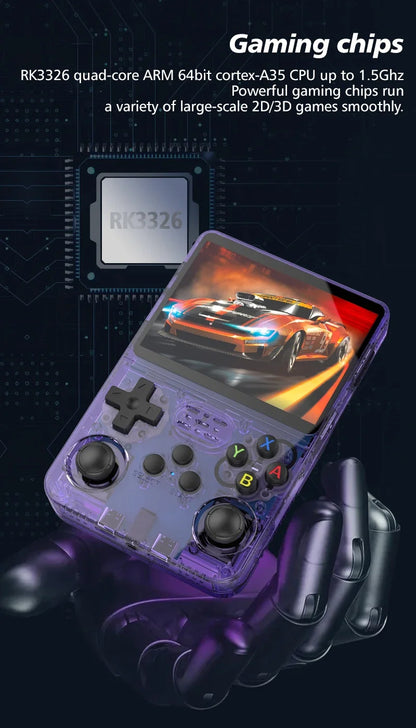 R36S/ R36H  Handheld Video Game Console Linux System 3.5 Inch IPS Screen Portable Retro Pocket Video Player Gifts For Christmas.